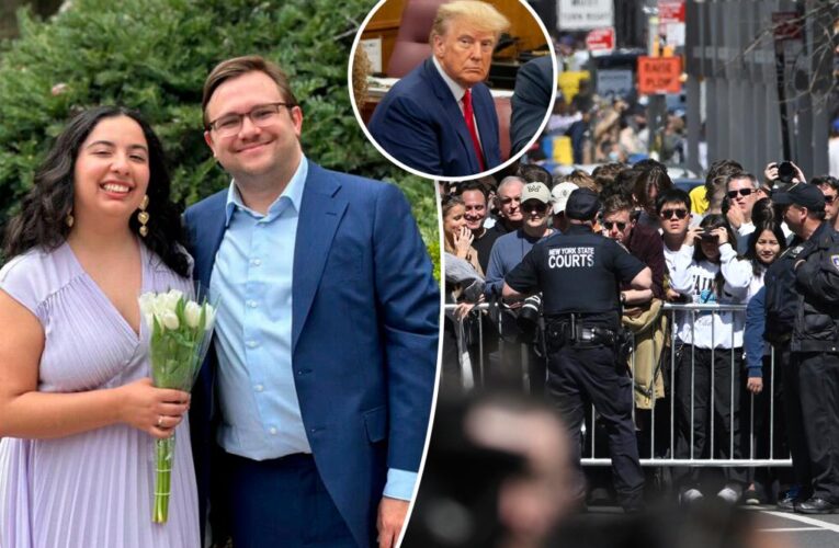 Why we tied the knot at NYC courthouse — during Donald Trump’s arraignment