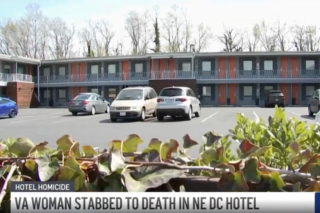 The stabbing death happened inside one of the DC hotel rooms.