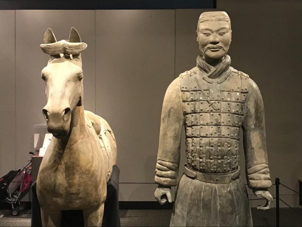 The "cavalryman" terracotta warrior statue