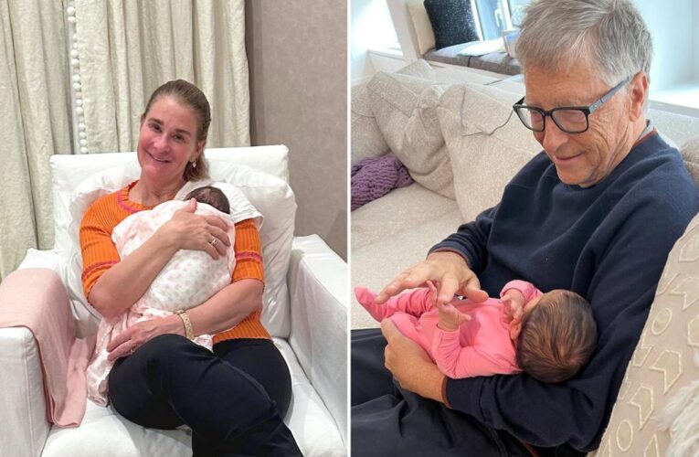 Bill and Melinda Gates gush over new grandbaby in separate photos