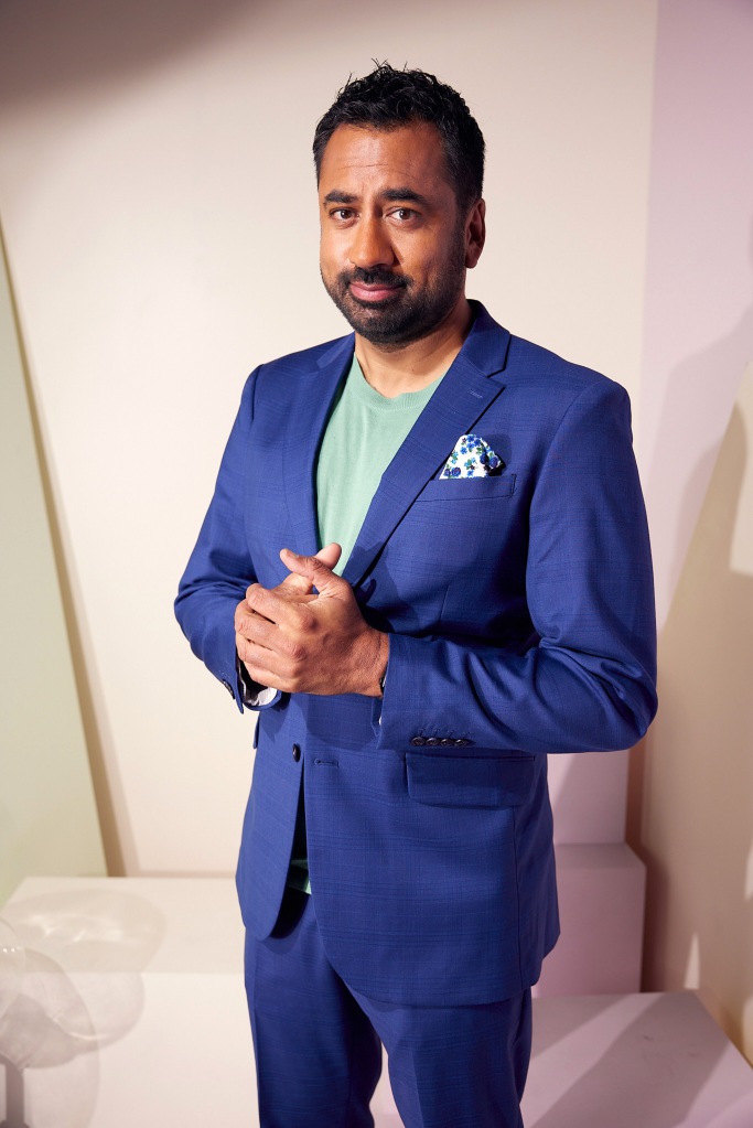 Kal Penn poses at the IMDb Official Portrait Studio during D23 2022 at Anaheim Convention Center on Sept. 10, 2022, in Anaheim, California. 