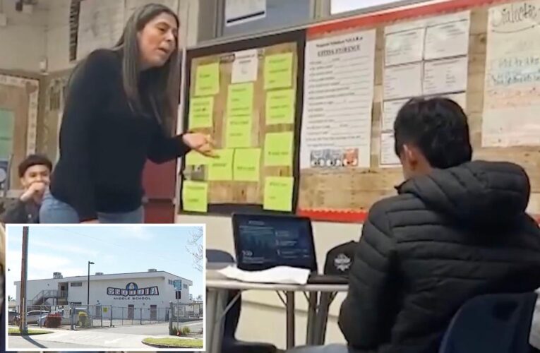Calif. teacher caught on video trying to make student use N-word