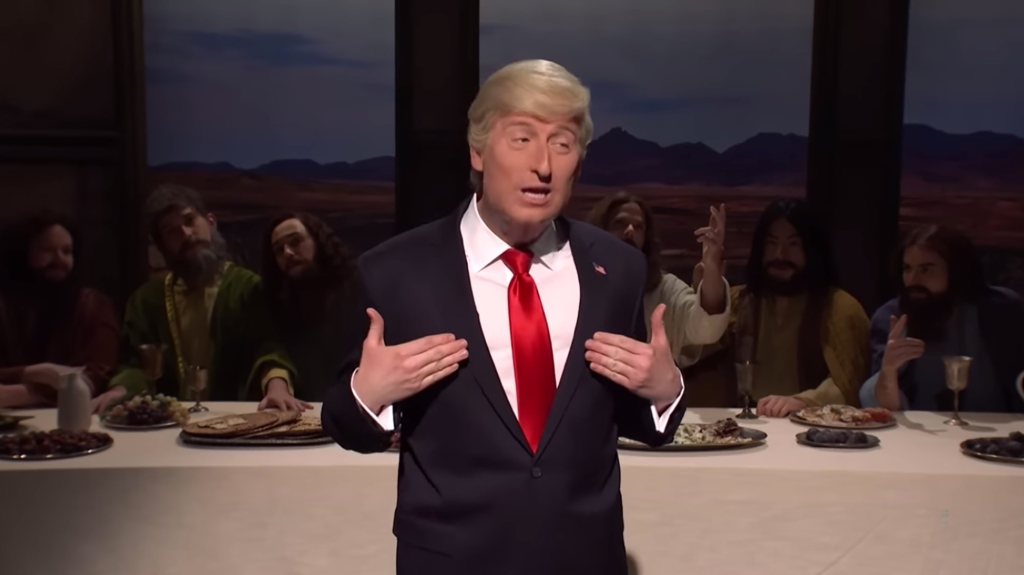 James Austin Johnson plays Donald Trump on SNL