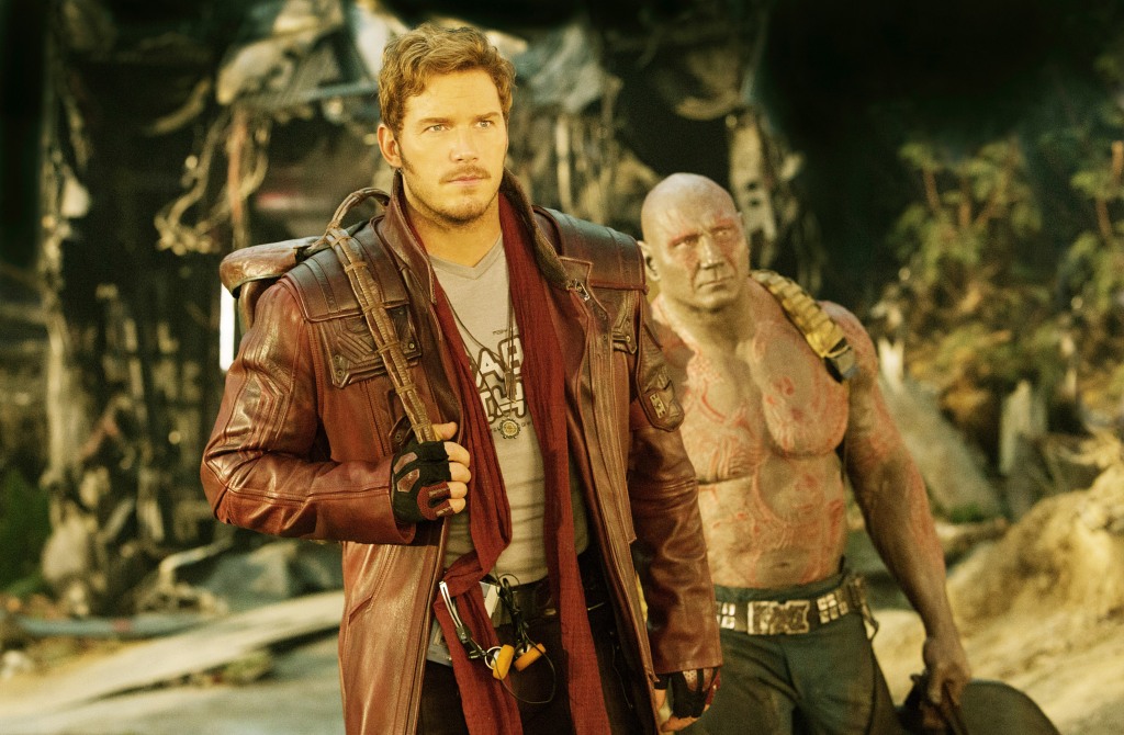 "Guardians of the Galaxy Vol. 3," starring Chris Pratt (left) is the 32nd Marvel Cinematic Universe film.