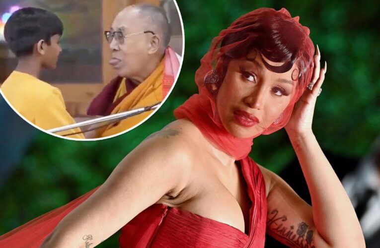 Cardi B slams Dalai Lama’s tongue sucking debacle: ‘Predators’ are everywhere