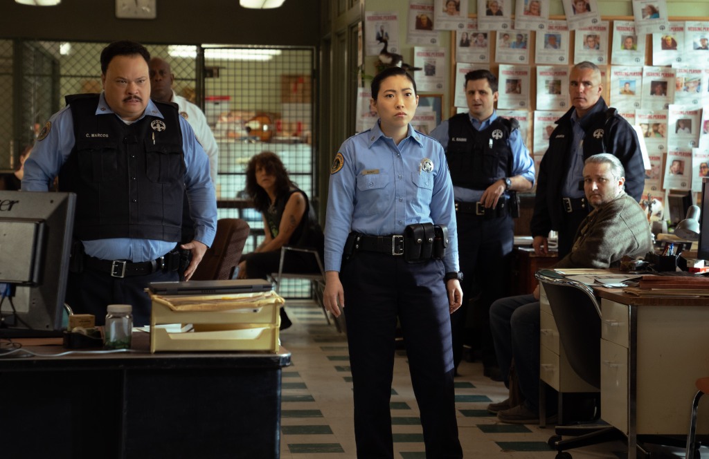 Awkwafina is wasted in the role of a serious, hard-nosed New Orleans cop. 