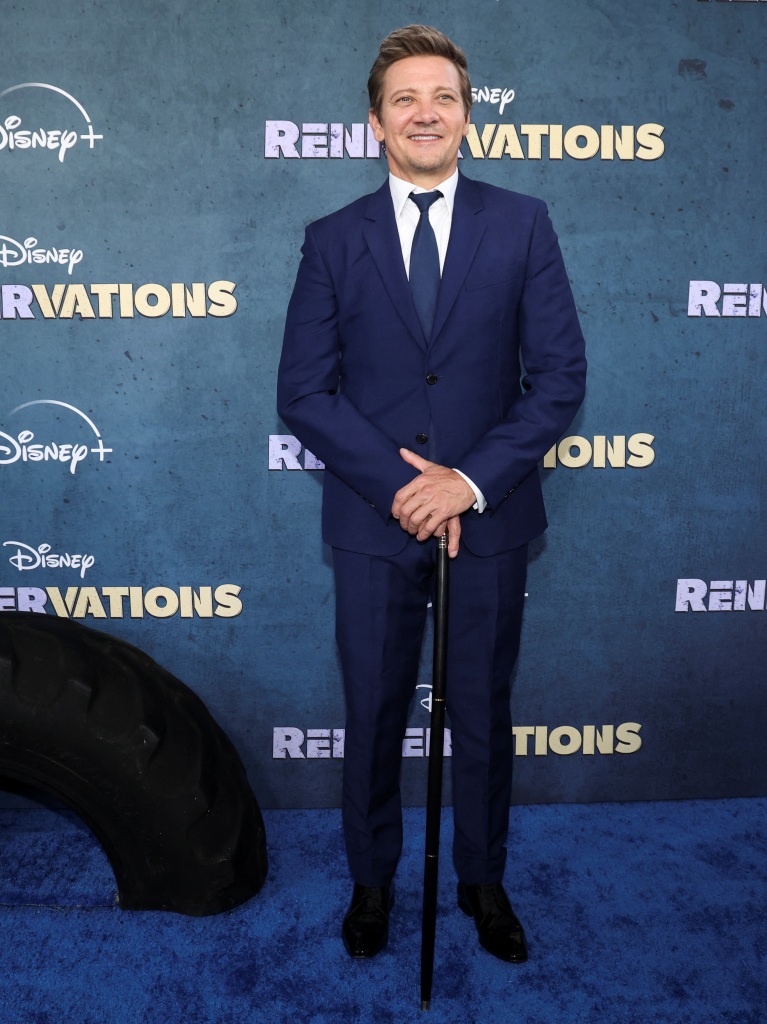 Jeremy Renner attends a premiere for the television series 'Rennervations' in Los Angeles, California, U.S. April 11, 2023.