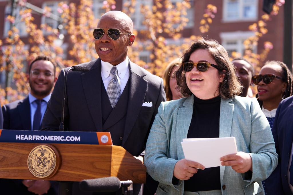 New York City Mayor Eric Adams introduced 
New York City's first-ever rat czar Kathleen Corradi.