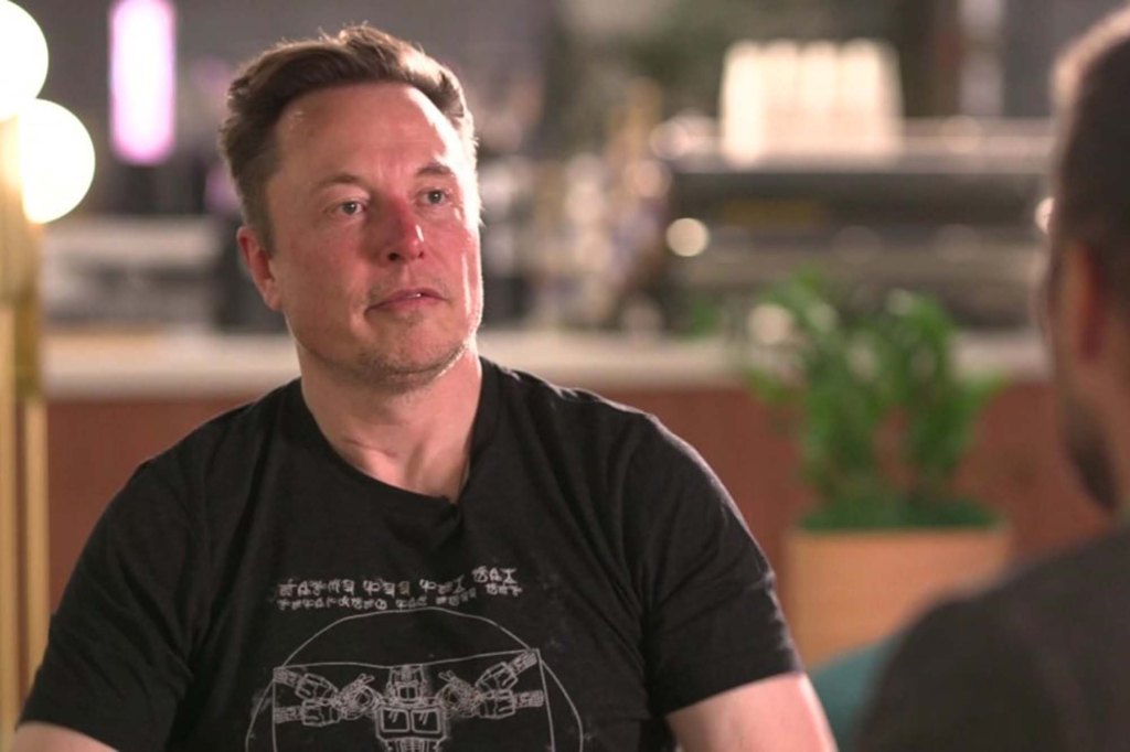 Elon Musk interview with BBC reporter James Clayton.