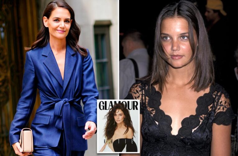 Katie Holmes talks growing up in front of the camera