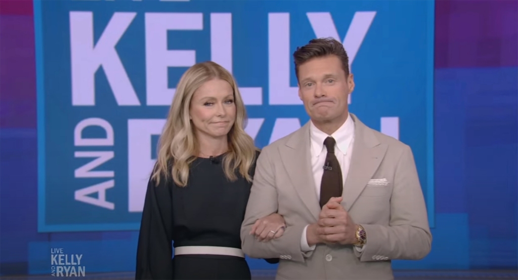 During Friday's broadcast of his final episode of "Live with Kelly and Ryan," Seacrest spoke lovingly of Ripa.