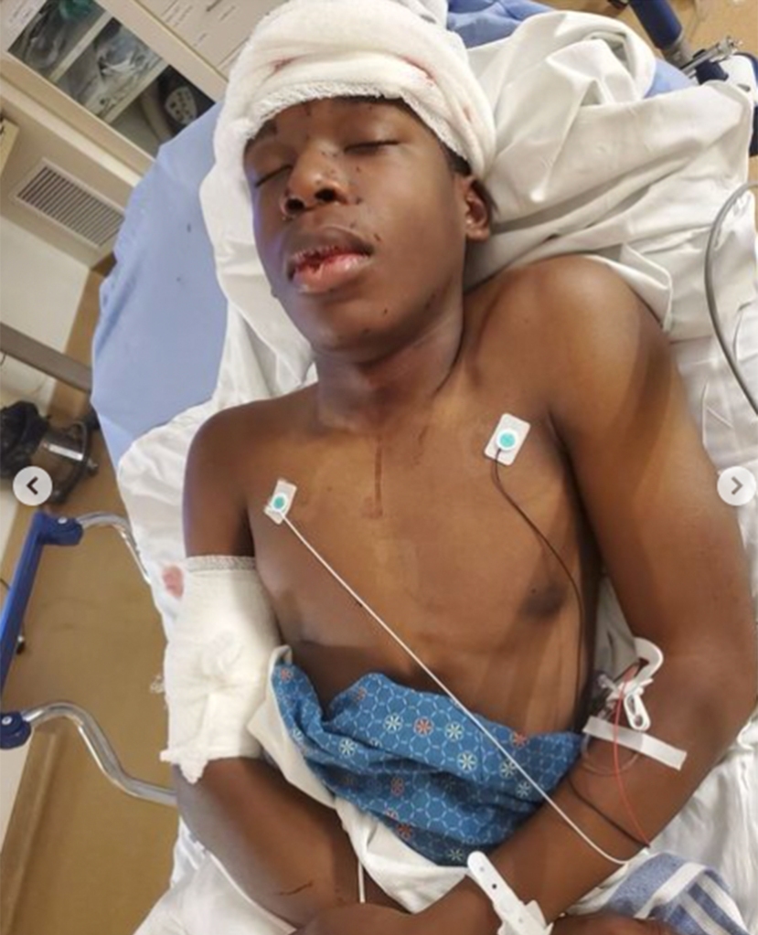 Wounded teen Ralph Yarl in the hospital