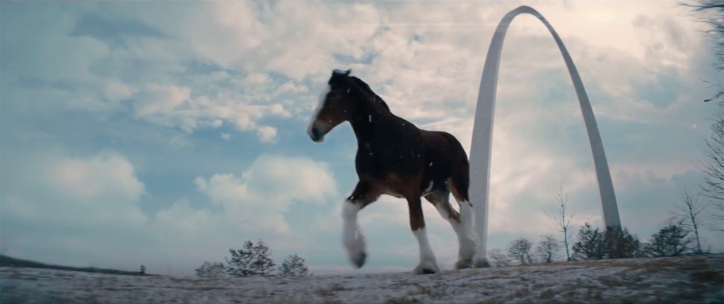Budweiser Clydsdales ad 