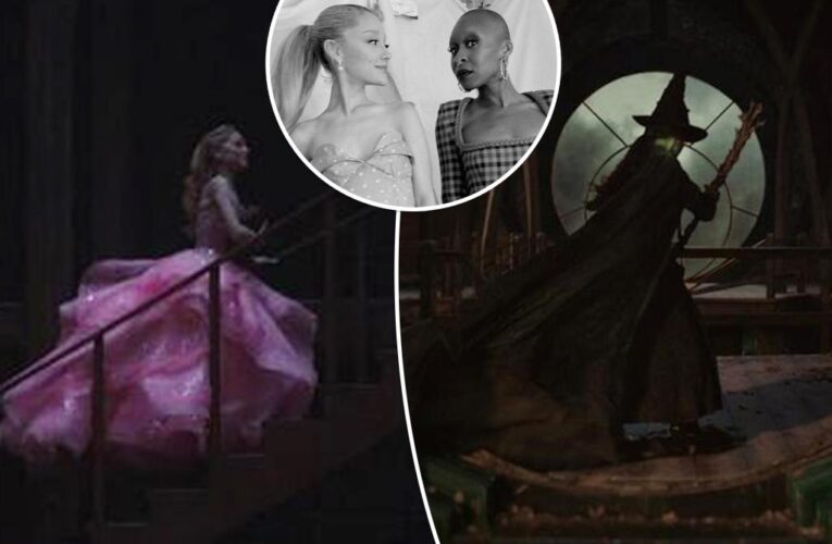 First-look photos of Ariana Grande and Cynthia Erivo in ‘Wicked’