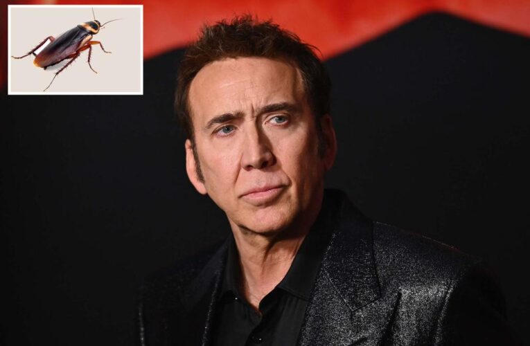 Nicolas Cage claims he ate live cockroaches for film: ‘Never do that again’