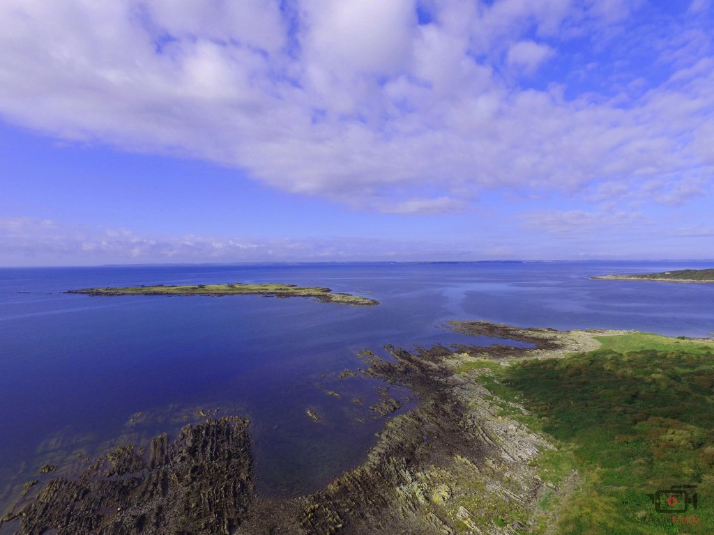 Barlocco, pictured here, is the westernmost island of the Isles of Fleet