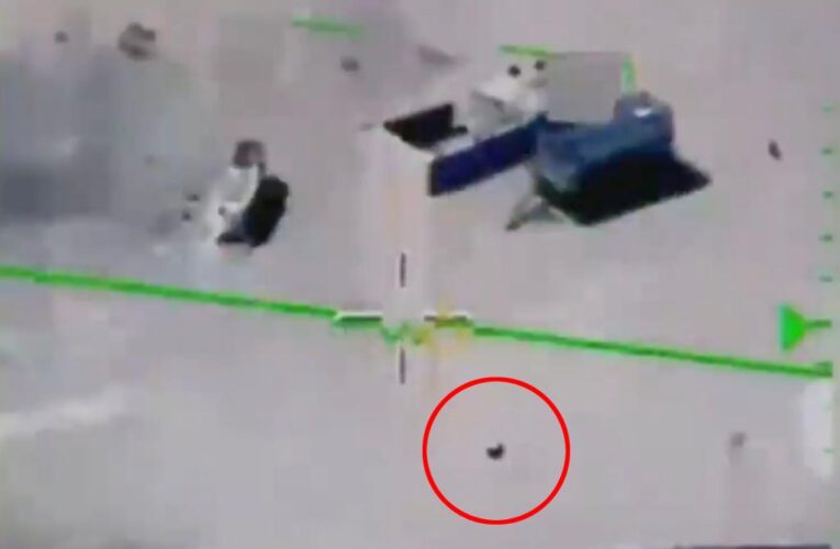 Pentagon releases video of UFO flying over active combat zone in Middle East