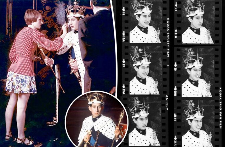 Never-before-seen photos of young King Charles released