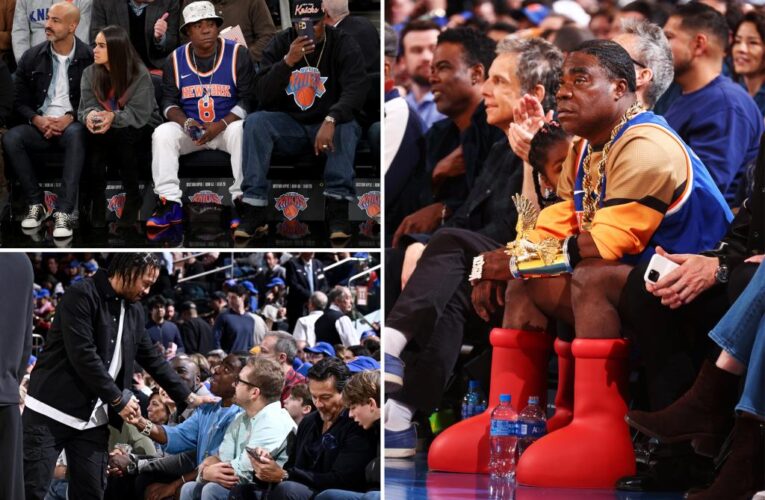 Tracy Morgan not just any A-lister showing Knicks playoff love