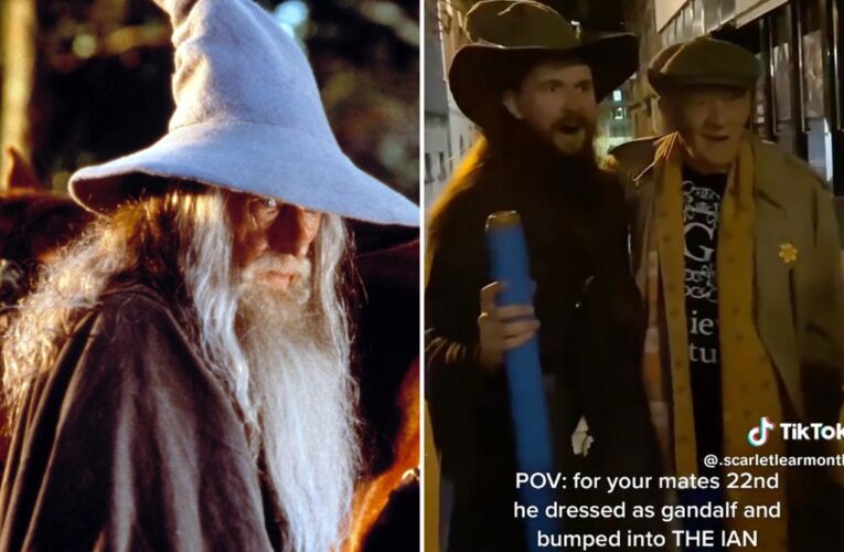 I dressed as Gandalf from ‘Lord of the Rings’ for a pub crawl — and you will never believe who I met