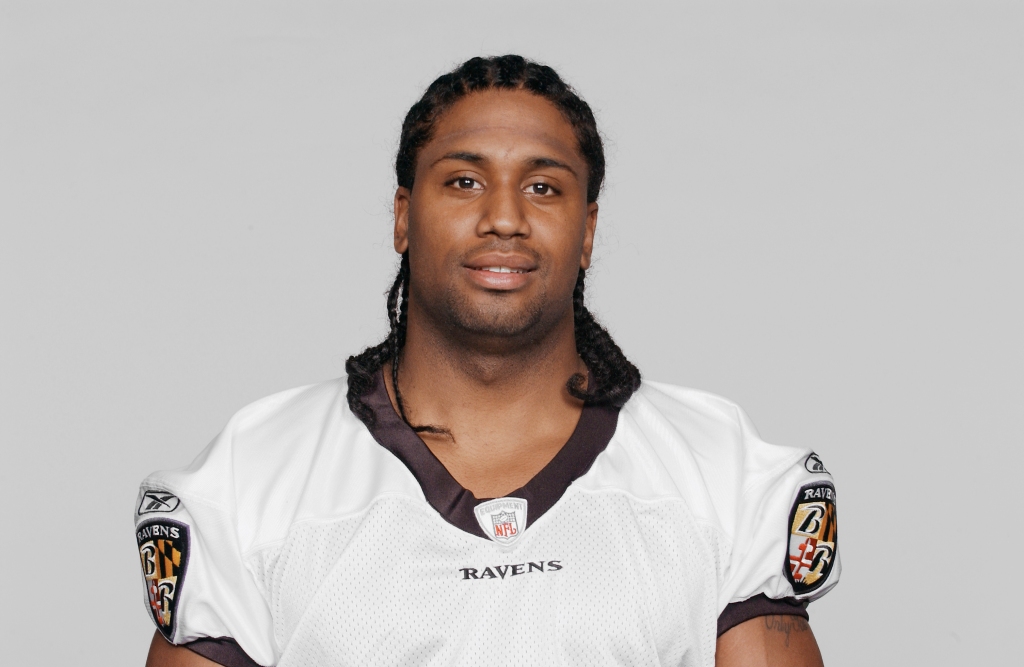 Tellis Redmon of the Baltimore Ravens poses for his 2005 NFL headshot at photo day in Baltimore, Maryland.