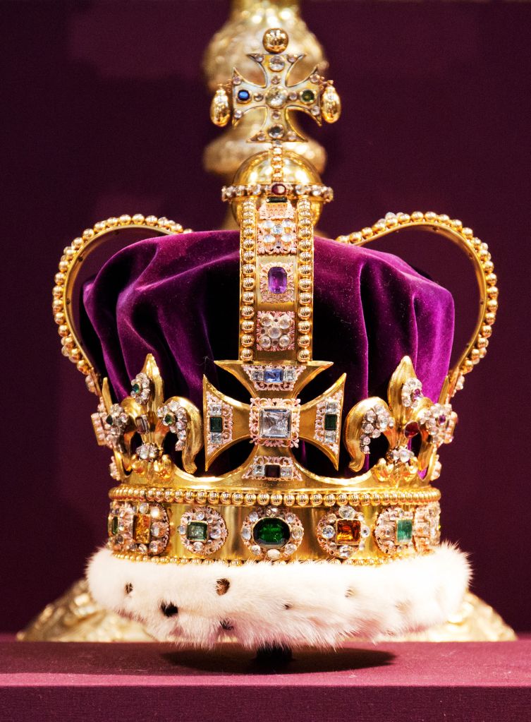 St. Edward's Crown will be utilized to formally enthrone Charles and was last wielded for Queen Elizabeth's crowning in 1953.