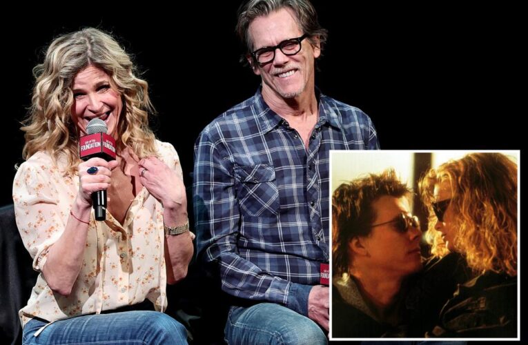Kyra Sedgwick on filming sex scenes with Kevin Bacon: ‘It’s much harder’