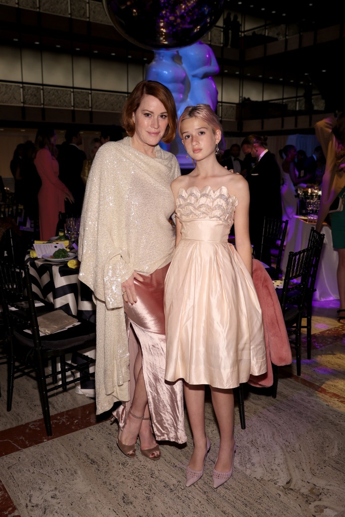 "Breakfast Club" star Molly Ringwald with daughter Adele in 2021.