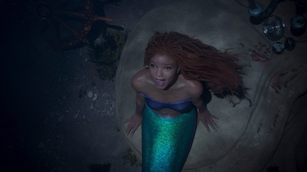 Halle Bailey as Ariel in "The Little Mermaid."