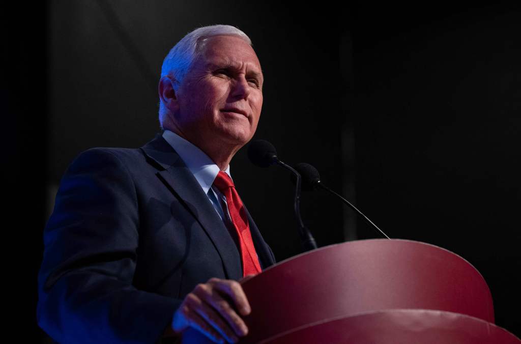 Former Vice President Mike Pence is polling at 6% behind Trump and Florida Gov. Ron DeSantis in a recent survey.