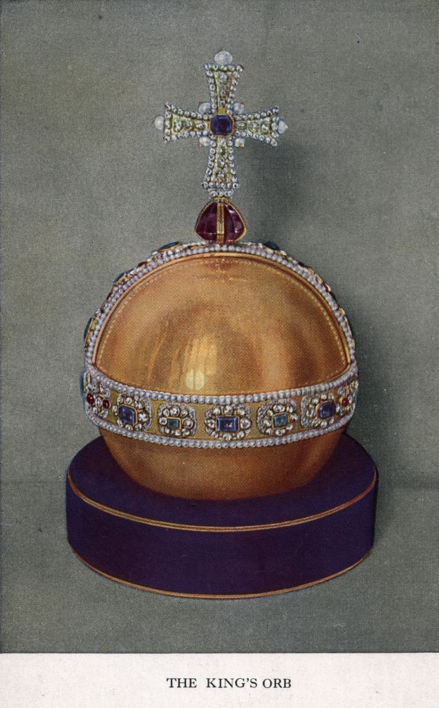 The orb is a representation of the sovereign's power and will be placed in the king's hand at the sacred observance. 