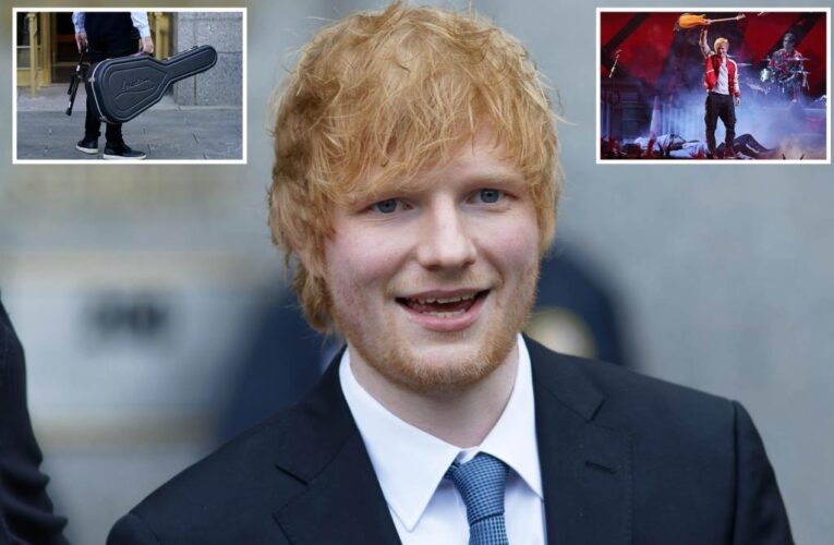 Ed Sheeran sings ‘Thinking Out Loud’ during Marvin Gaye copyright trial