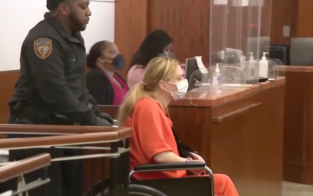 Chambers during her first appearance in court