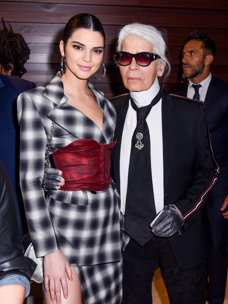 Kendall Jenner, Karl Lagerfeld 