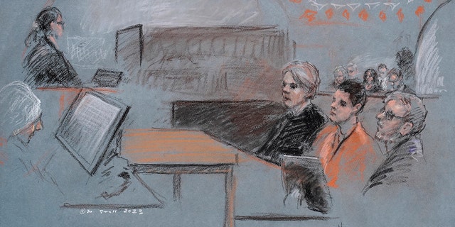 Leaked documents suspect Jack Teixeira appears in court in Boston in court sketch