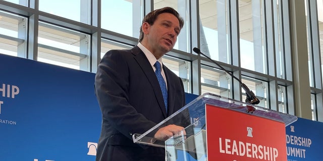 Ron DeSantis at Heritage confab