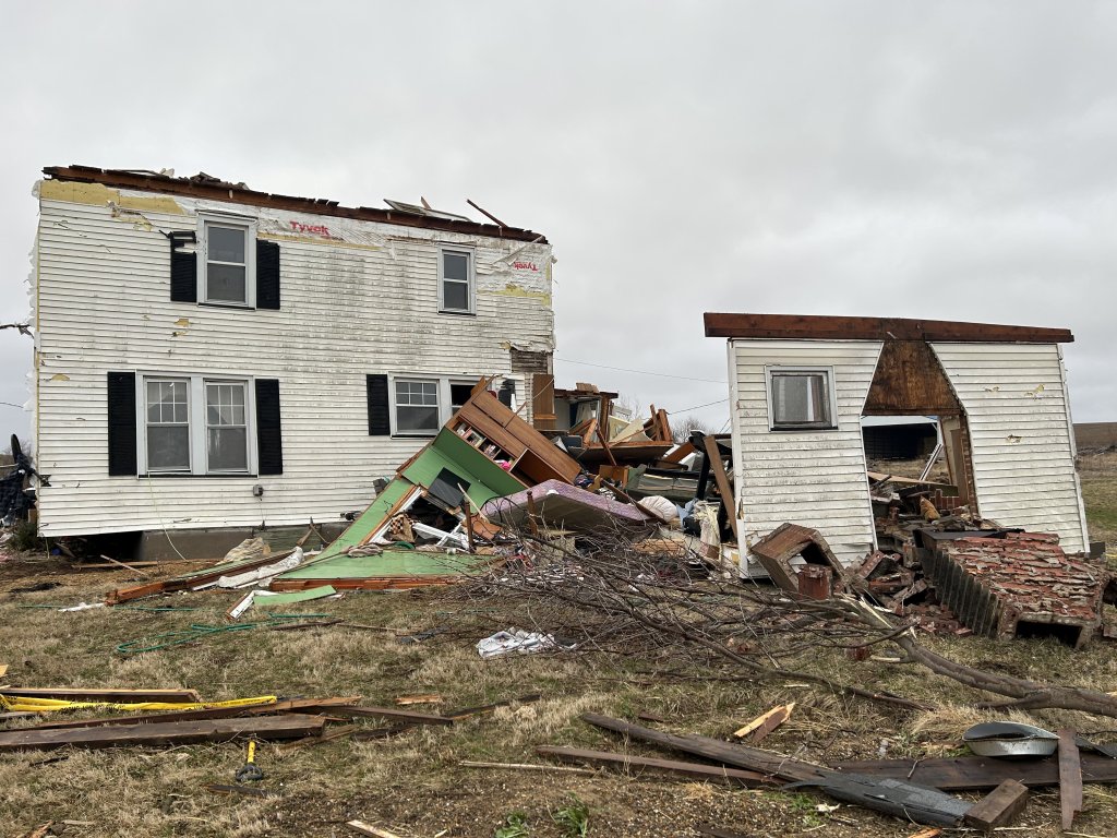 At the peak of the severe weather, more than 23,000 customers were without electricity throughout Oklahoma, according to poweroutage.us.