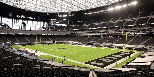 General view of the Raiders football field