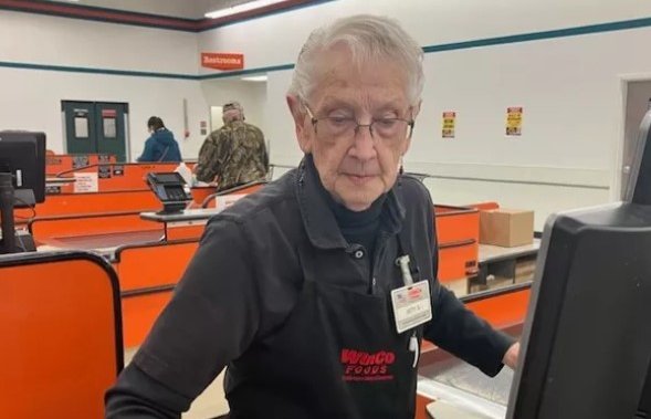 Grocery cashier, 91, can finally retire after raising $75K on GoFundMe