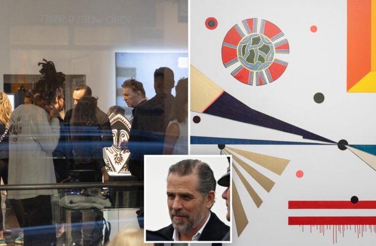 Hunter Biden’s latest art exhibit debuts at NYC gallery — including 3 pieces at $85K a pop