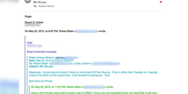 Hunter Biden email