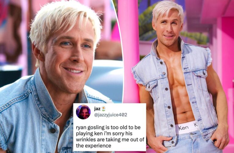 Gen Z ‘Barbie’ fans slammed for calling Ryan Gosling ‘old’