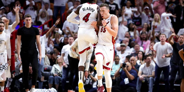 Victor Oladipo and Duncan Robinson