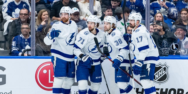 Lightning after scoring goal