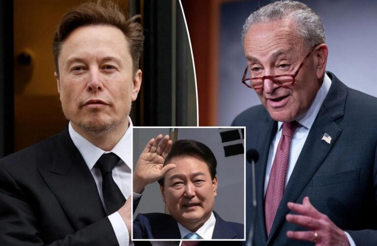 Elon Musk meets with Charles Schumer to discuss AI, economy