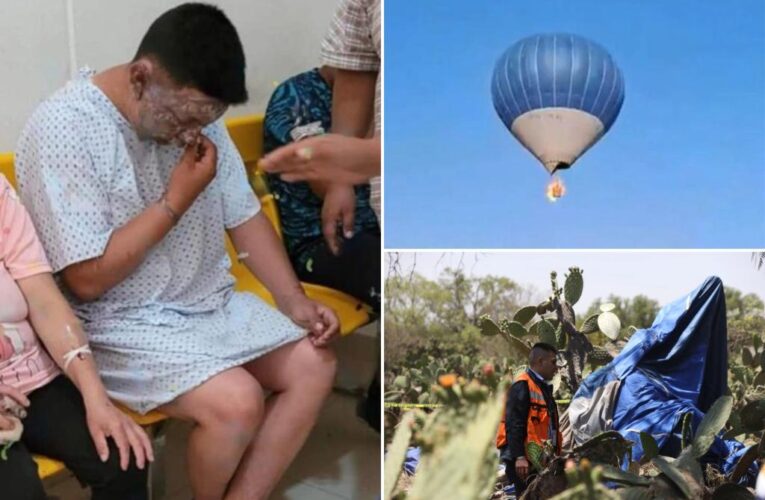 Mexican hot air balloon pilot arrested after couple dies in crash
