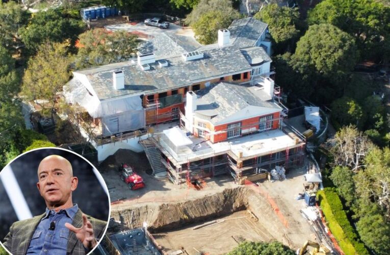 Construction halted on Jeff Bezos’ Beverly Hills mansion