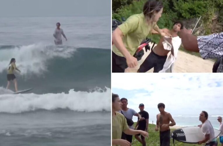 Surfer João Paulo Azevedo punches woman in the head: video