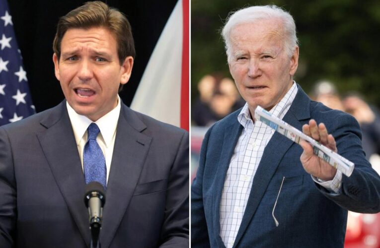 DeSantis leads Biden in two battleground states: poll