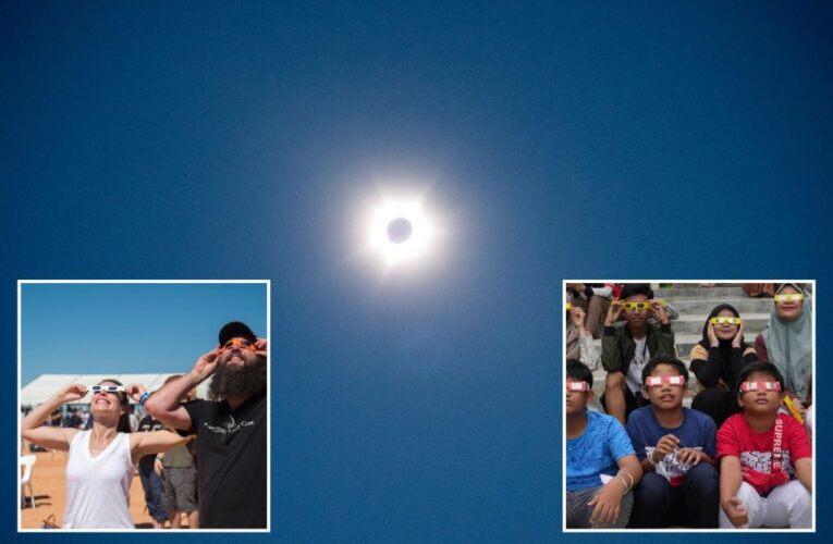 Thousands flock to small Australian town for glimpse of rare total solar eclipse